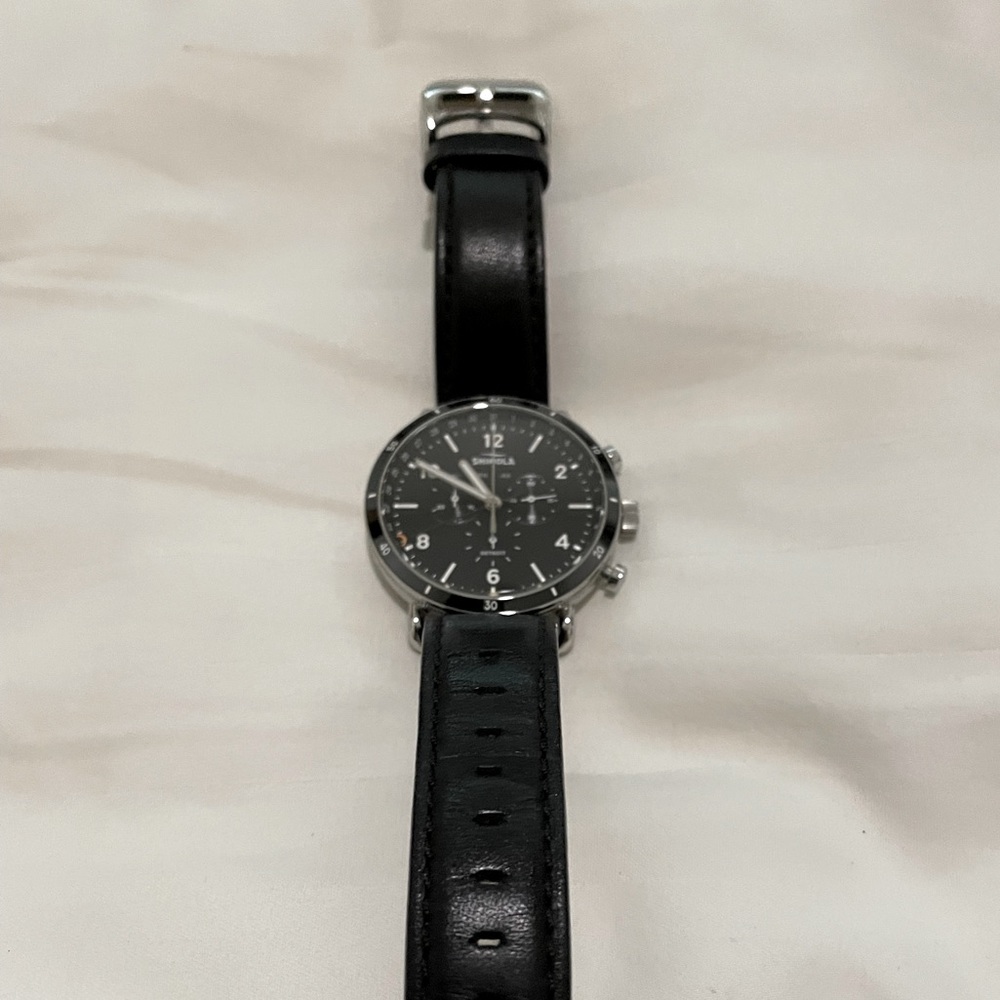 Shinola Watch Canfield Sport 45mm Black